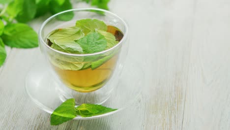 Cup-of-green-tea-with-mint-and-lemon