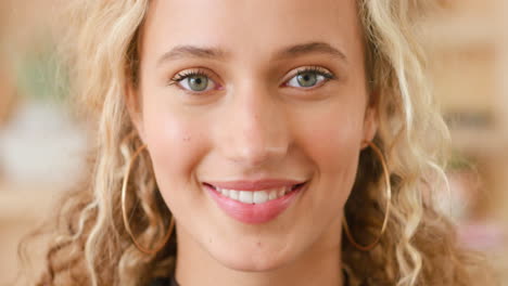 Smile,-portrait-and-face-of-blonde-woman