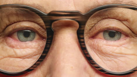 Augen,-Sehkraft-Und-Brille-Mit-Einem-Senior