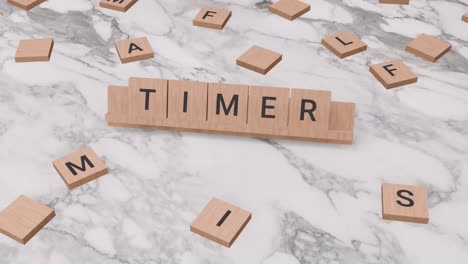Timer-word-on-scrabble