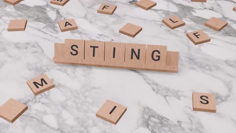 Sting-word-on-scrabble