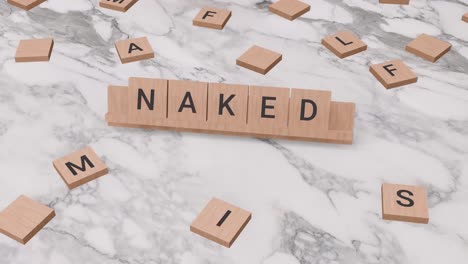 Naked-word-on-scrabble