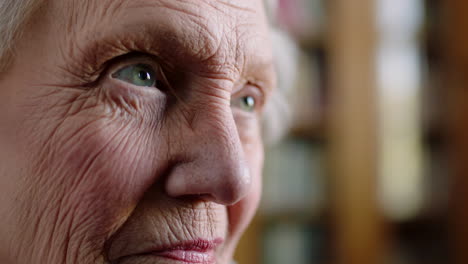 Knowledge,-eyes-and-wrinkles-of-elderly-woman-face