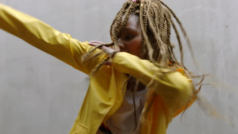 Dance,-music-and-freedom-with-a-black-woman-dancer