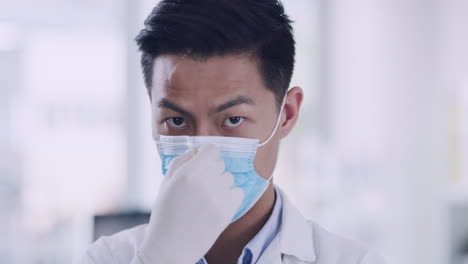 A-closeup-view-of-a-professional-doctor-pulling