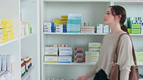 Patient-grabbing-pills-from-shelf-at-medical