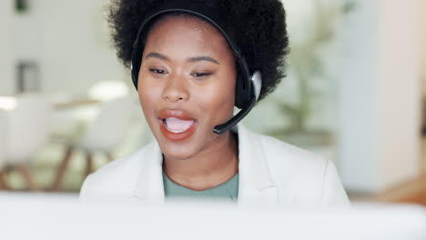 Call-centre-agent-wearing-headset
