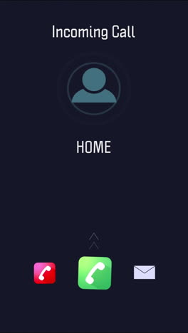 Digitaler-Mobiler-UI-Bildschirm-Mit-Anrufalarm
