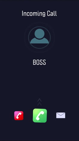 Smartphone-screen-with-boss-calling-alert