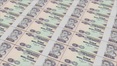 10-BOLIVIAN-BOLIVIANO-banknotes-printed-by-a-money-press