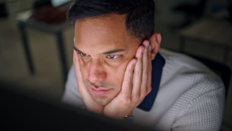 Confused,-stress-and-business-man-at-computer