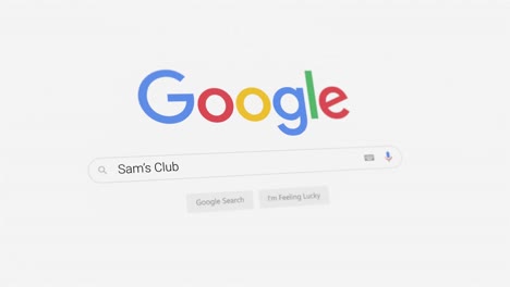 Sam&#39;s-Club-Google-Suche