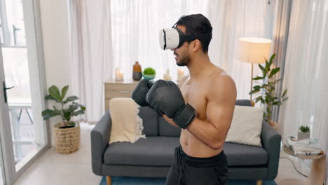 Virtuelle-Realität,-Boxtraining