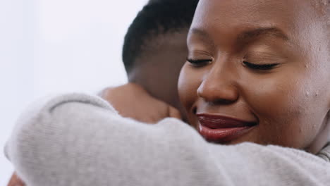 Love,-hug-and-happy-black-couple-showing-trust