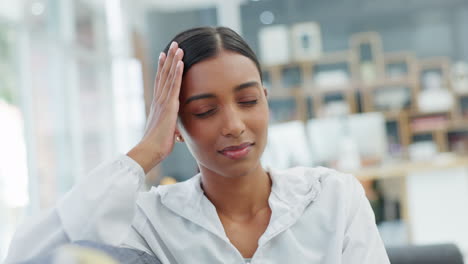 Headache-stress-pain-of-young-woman