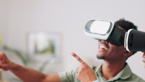 Futuristisches-Paar-Mit-VR-Oder-Virtueller-Realität