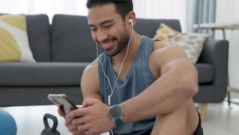Man,-phone-and-music-earphones-in-fitness