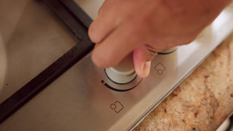 Electric-stove,-kitchen-button