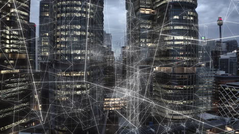 Futuristic-5g-web,-night-city