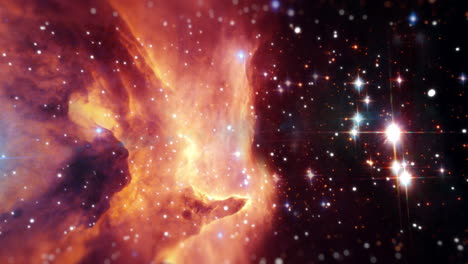 Universe-nebula,-galaxy-or-night-sky-in-solar