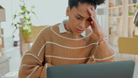 Kopfschmerzen,-Stress-Und-Geschäftsfrau-Mit-Burnout