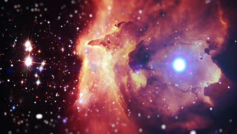 Galaxy-nebula,-stars-or-universe-science-in-solar