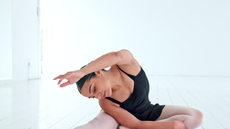 Balletttänzer,-Stretching-Und-Training