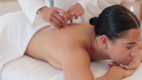 Acupuncture,-spa-and-wellness,-woman-and-needle