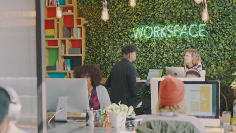 Employee,-coworking-workspace-and-startup