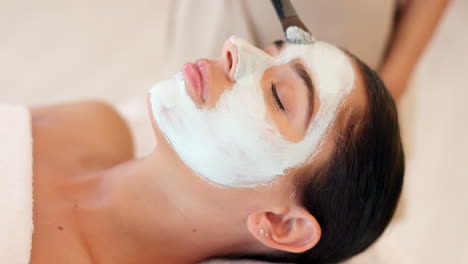 Beauty,-skincare-and-luxury-spa-face-mask