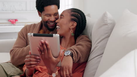 Couple,-happy-or-tablet-for-communication