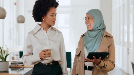 Black-woman,-muslim-or-business-collaboration