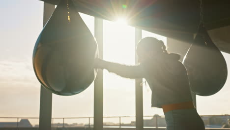 Boxing,-sports-and-woman-training-with-focus