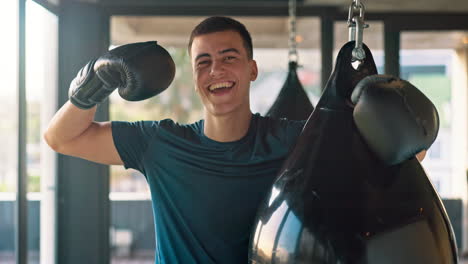 Fitness,-training-and-gym-punch-portrait-of-happy