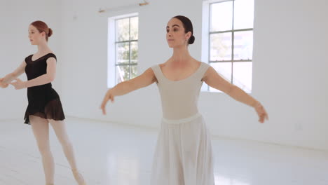 Ballett,-Tanz-Und-Frauen-Zusammen-Für-Die-Kunst