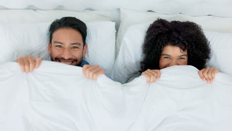 Love,-couple-and-in-bed-with-smile