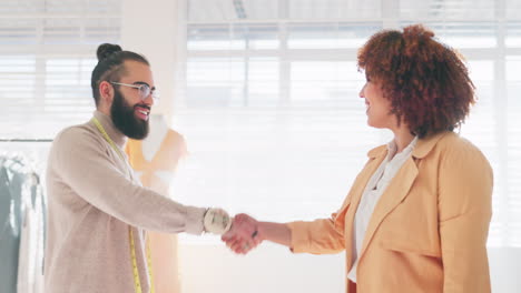 Fashion-designer,-meeting-or-teamwork-handshake
