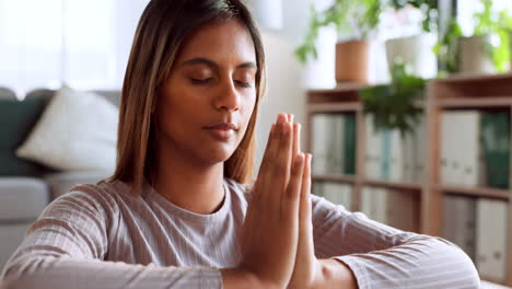 Woman,-yoga-and-meditation-for-spiritual-health