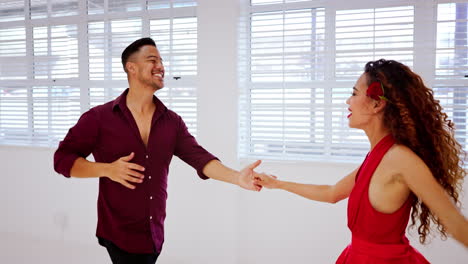 Salsa,-dance-and-couple-doing-ballroom