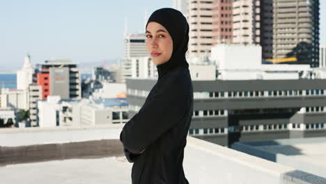 Muslim,-Frau-Und-Mode-Mit-Hijab