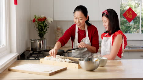Cooking,-learning-and-asian-with-mother
