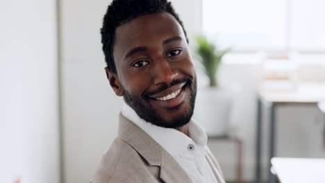 Happy,-proud-and-portrait-of-black-man-startup