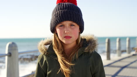 Face,-girl-child-and-beach-holiday