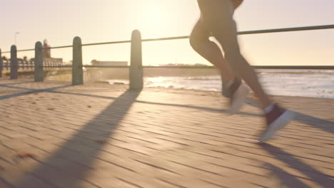 Runner,-fitness-and-woman-workout-on-the-promenade