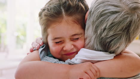 Face-of-girl-hug-grandmother-with-love