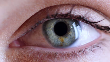 Eye-macro,-closeup-iris-and-vision-for-healthcare