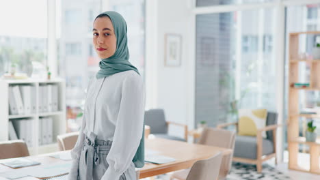 Islamic,-woman-or-portrait-of-a-muslim-designer