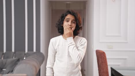 Upset-Indian-teenager-kid-boy