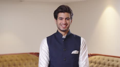 Charming-and-handsome-Indian-man-smiling
