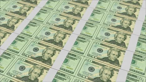 20-DOLLAR-banknotes-printing-by-a-money-press